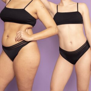 Beppy Panties Menstruatie Ondergoed Onyx - Maat L - (2 stuks)
