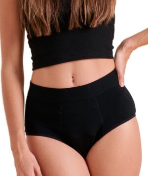 Hunni Menstruatie Ondergoed - 100% Lekvrij Period Underwear - 4-Laags - Katoen - Bamboe - Incontinentie - Hugger High Waist - Maat S