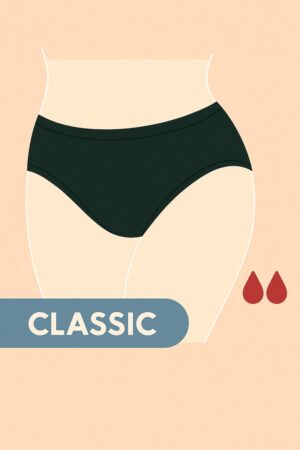 Femverve Classic Menstruatie ondergoed 4 Laags Periode onderbroek