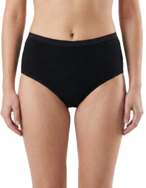 Menstruatie taille slip - Period menstruatie ondergoed - regular - Incontinentie ondergoed - XXL - Zwart