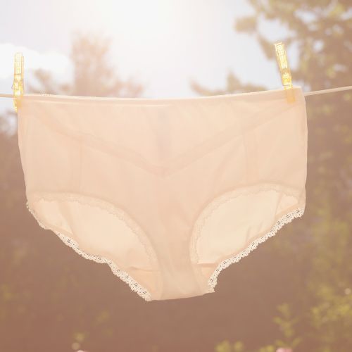 hoe snel droogt menstruatie ondergoed